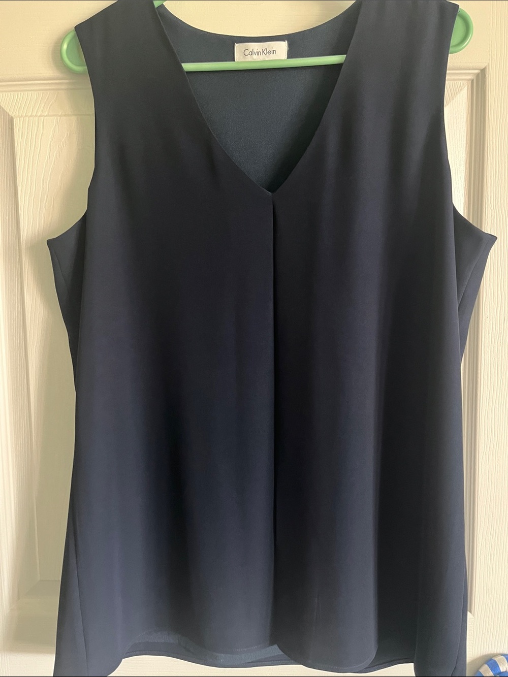 Calvin Klein Navy V-Neck Sleeveless Camisole